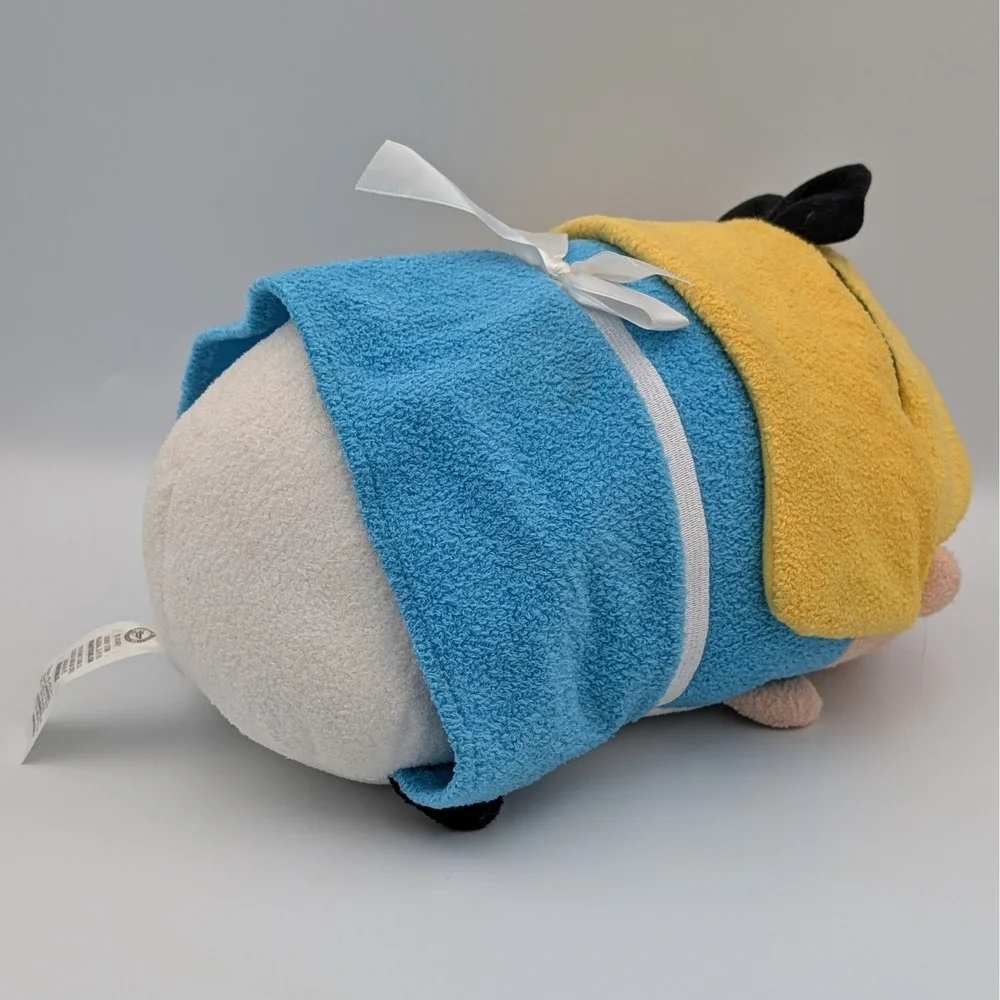 Disney Tsum Tsum Alice Wonderland Medium Plush Stackable NWT 11 Inch Blue Yellow